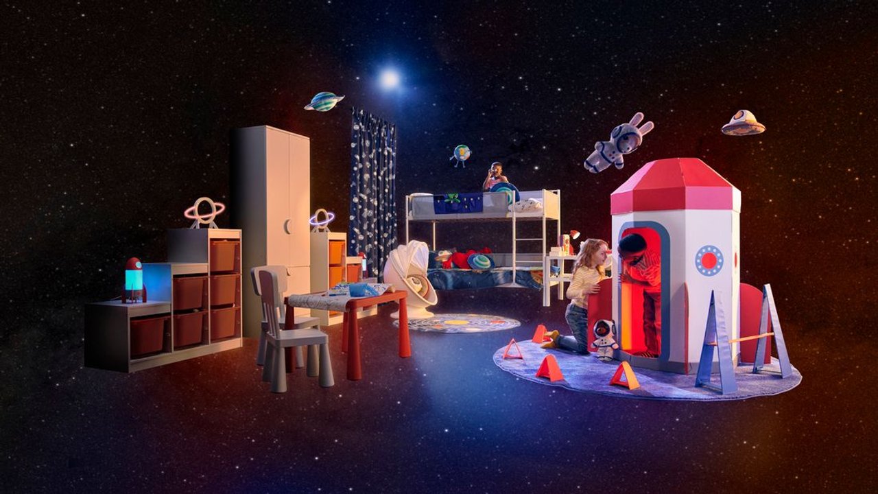 Neue Weltraum-Kollektion bei IKEA: Aftonsparv-Artikel lassen Kinderfantasie freien Lauf