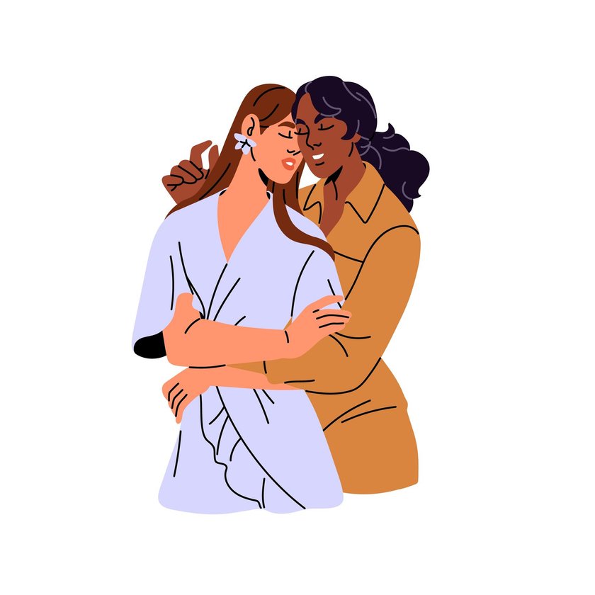 Happy Couple in einer richtig gesunden Beziehung
