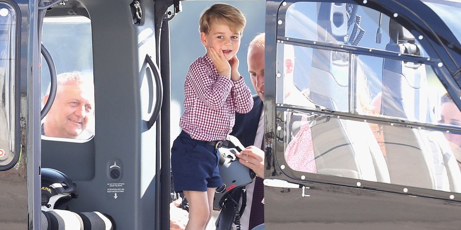 Neue Fotos zum 7. Geburtstag: So ähnlich sieht Prinz George Vater William