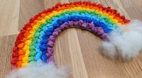 Regenbogen basteln: einfache Anleitungen für farbenfrohe Deko