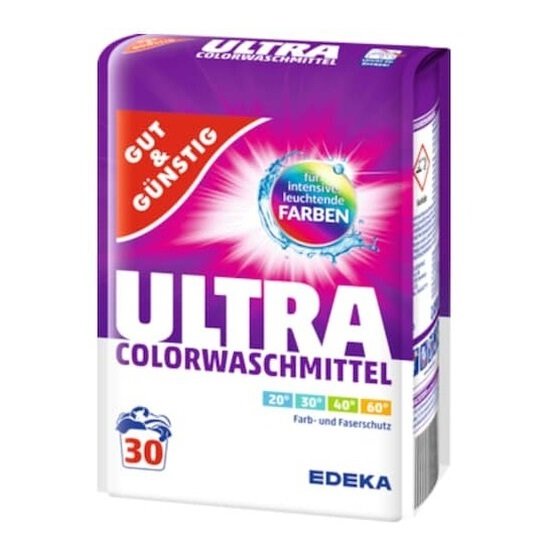 Waschmittel-Test - Edeka Gut &amp; Günstig Ultra Colorwaschmittel