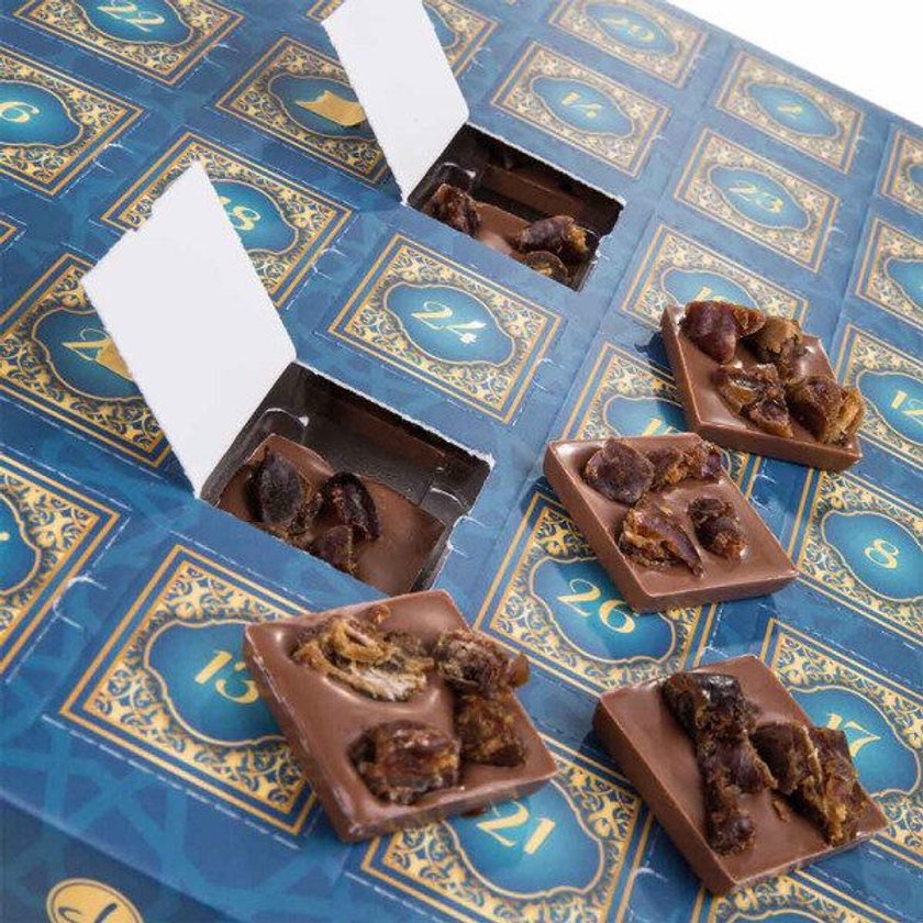 Ramadan-Kalender - Ramadankalender mit Schokolade