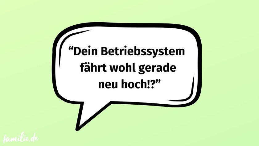 Betriebssystem fährt hoch