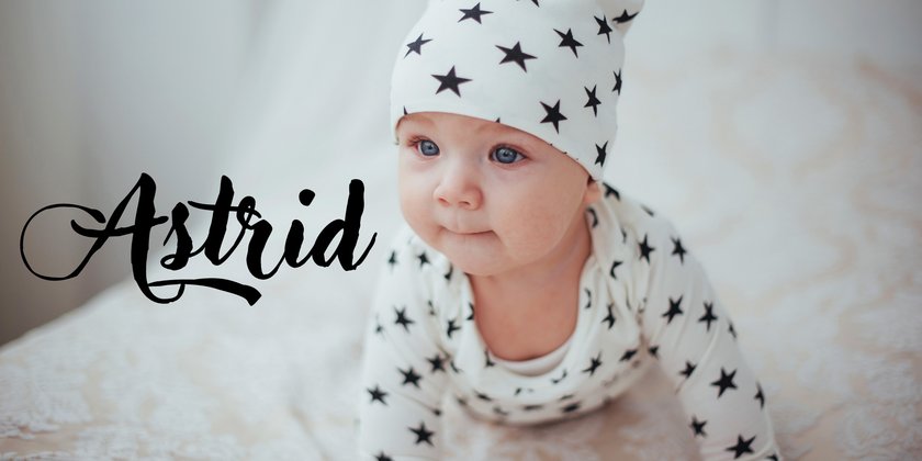 #1 Namen mit der Bedeutung „Stern“: Astrid