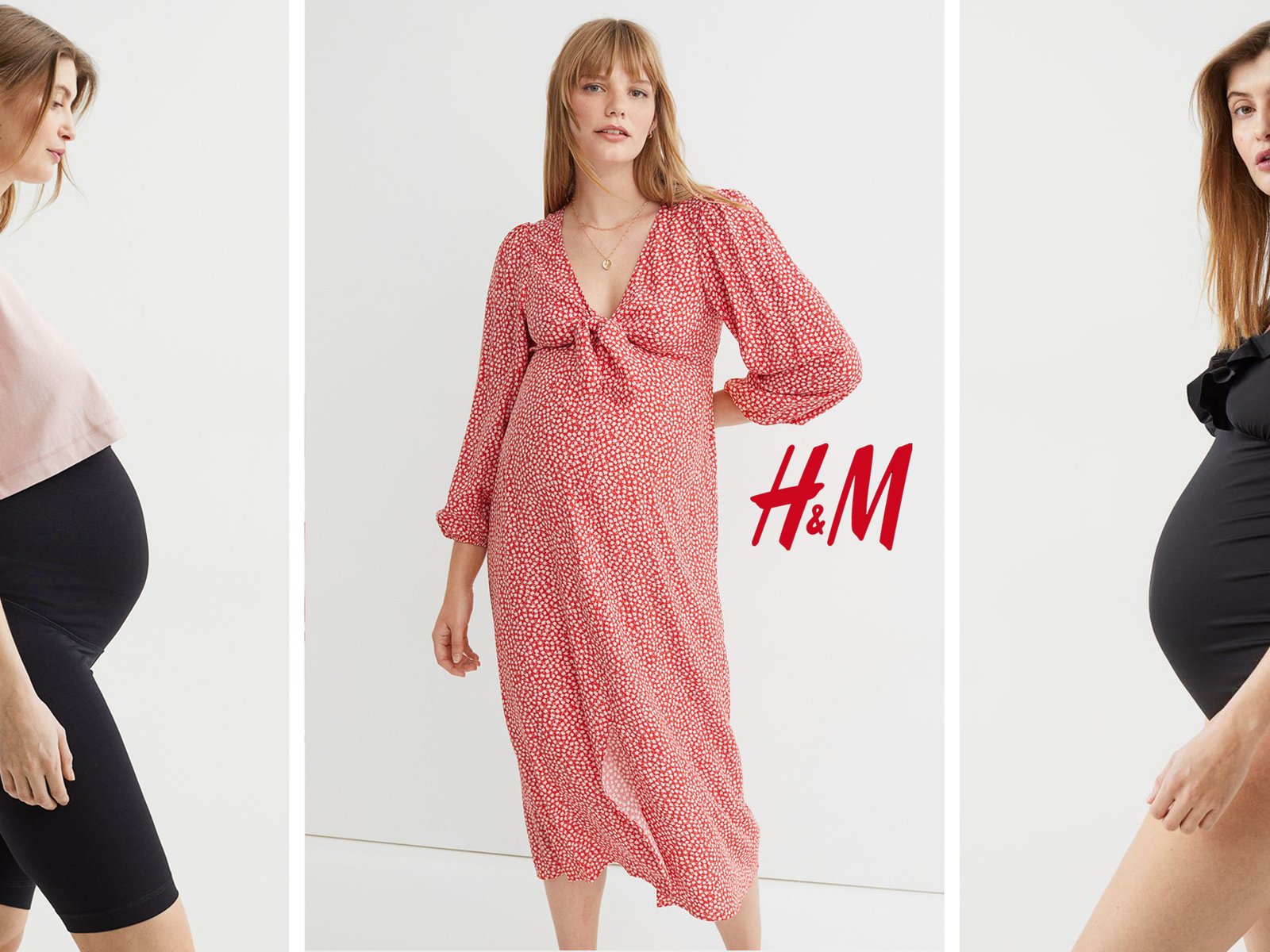 Mode Kleider Polokleider H&M Umstandskleid 