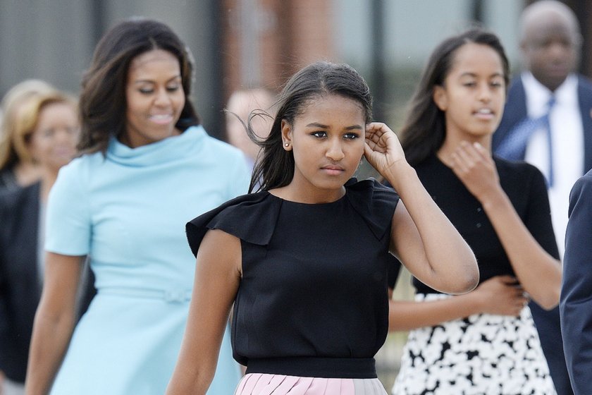 Michelle Obama und Töchter