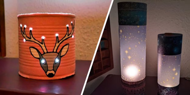 Bastelanleitung: 5 wunderhübsche DIY-Windlichter für die Weihnachtszeit