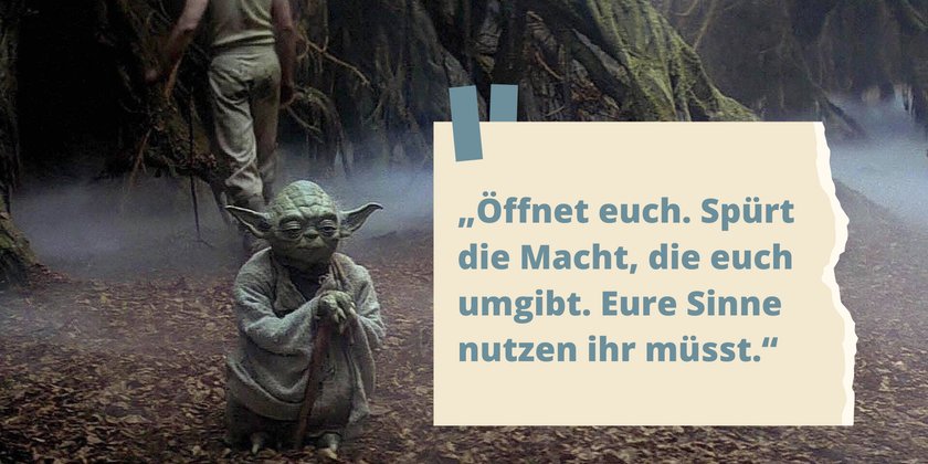 Meister Yoda Zitate die Macht