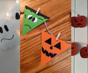Halloween-Girlande basteln: Schaurig-schöne DIY-Ideen
