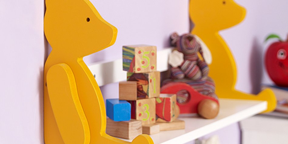 Bücherregal selber bauen: Cooles Bären-Board fürs Kinderzimmer