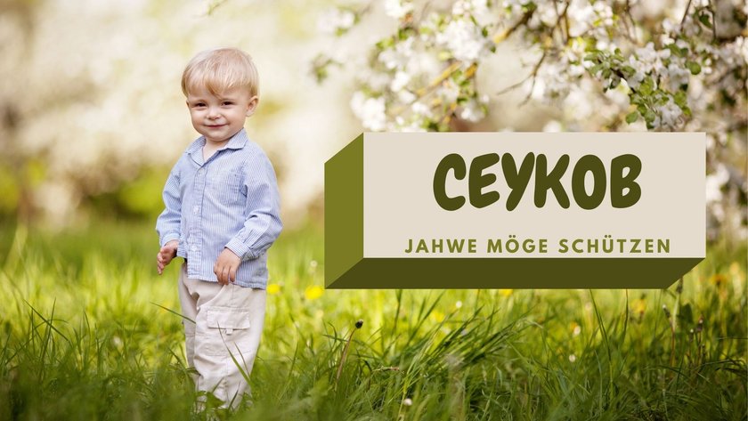 #13 Jungennamen mit C: Ceykob