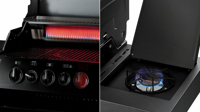 Aldi-Deal - Gasgrill Boston Black Pro 3 SIKR Turbo Details