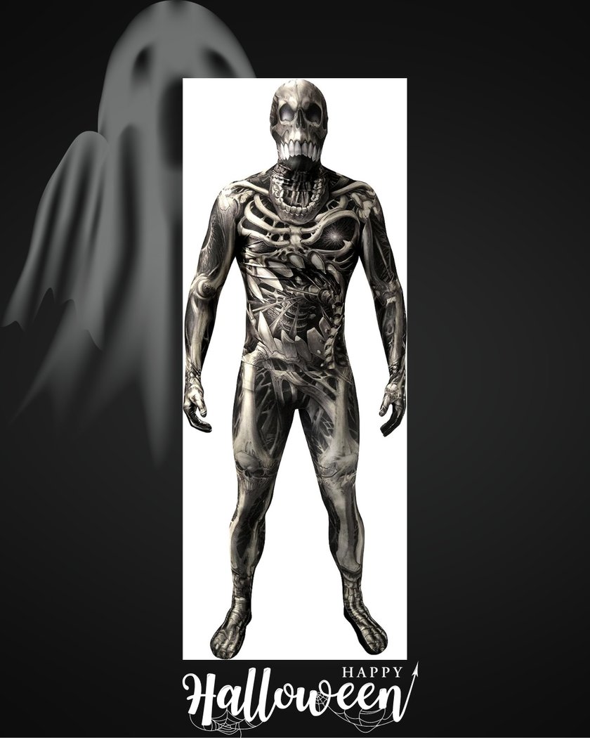 Halloween Kostüm Herren - Skelett