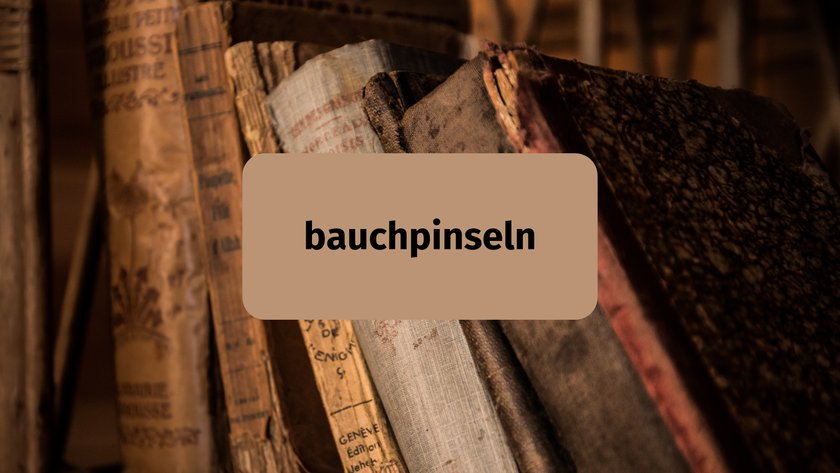 bauchpinseln