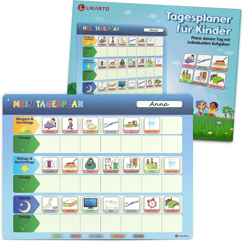 Montessori-Gadgets: Tagesplaner Tafel Montessori