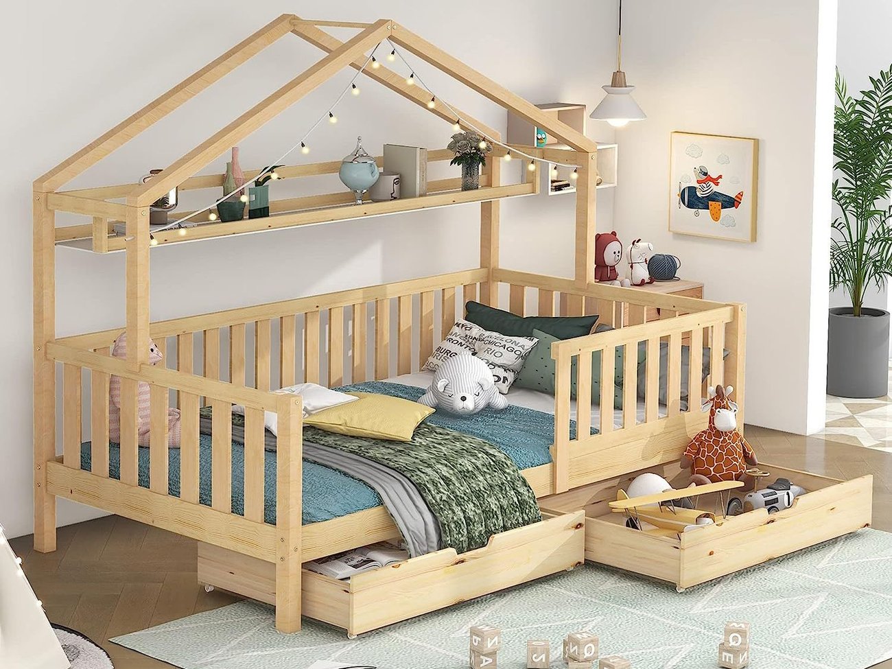 Hausbett Mit Schubladen