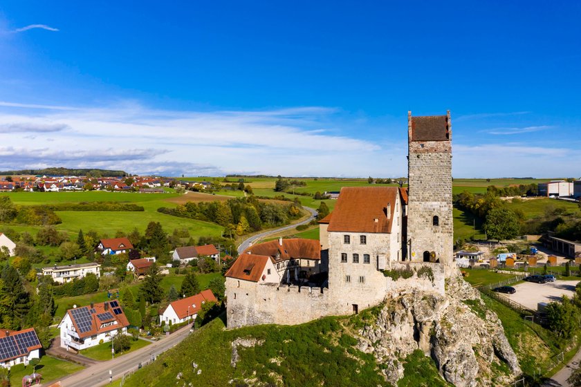 Blick auf Burg Katzenstein