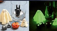 Leuchtende Fimo-Geister zu Halloween selber basteln: So einfach geht's