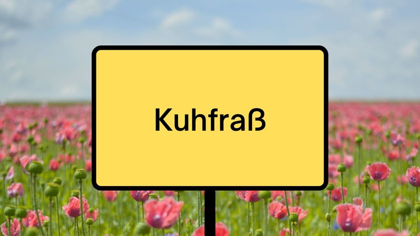 #23 lustige Ortsnamen: Kuhfraß