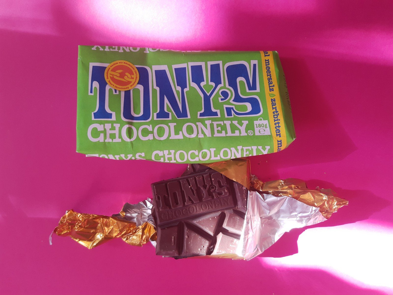 vegane Schokolade: Tonys Chocolonely