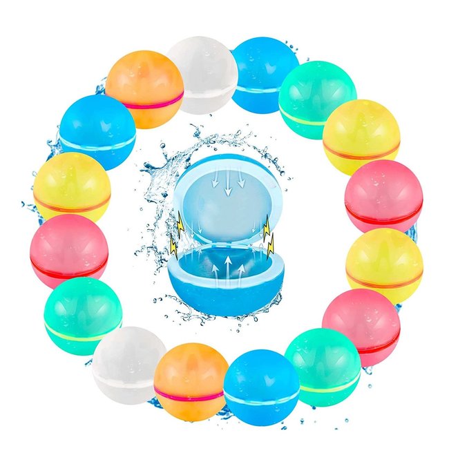Wasserspielzeug Garten - Soppycid Wiederverwendbare Wasserballons