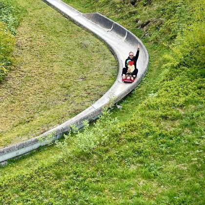 Harz mit Kindern: Nach der gemütlichen Auffahrt kommt die rasante Abfahrt.