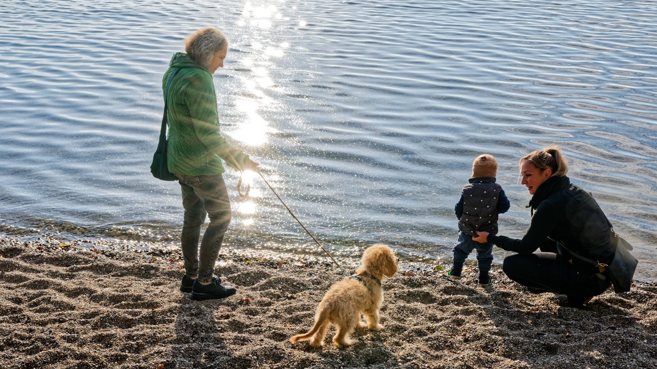 Draußen mit Hund: Mit diesem faltbaren Trinknapf sind auch lange Wanderungen kein Problem.