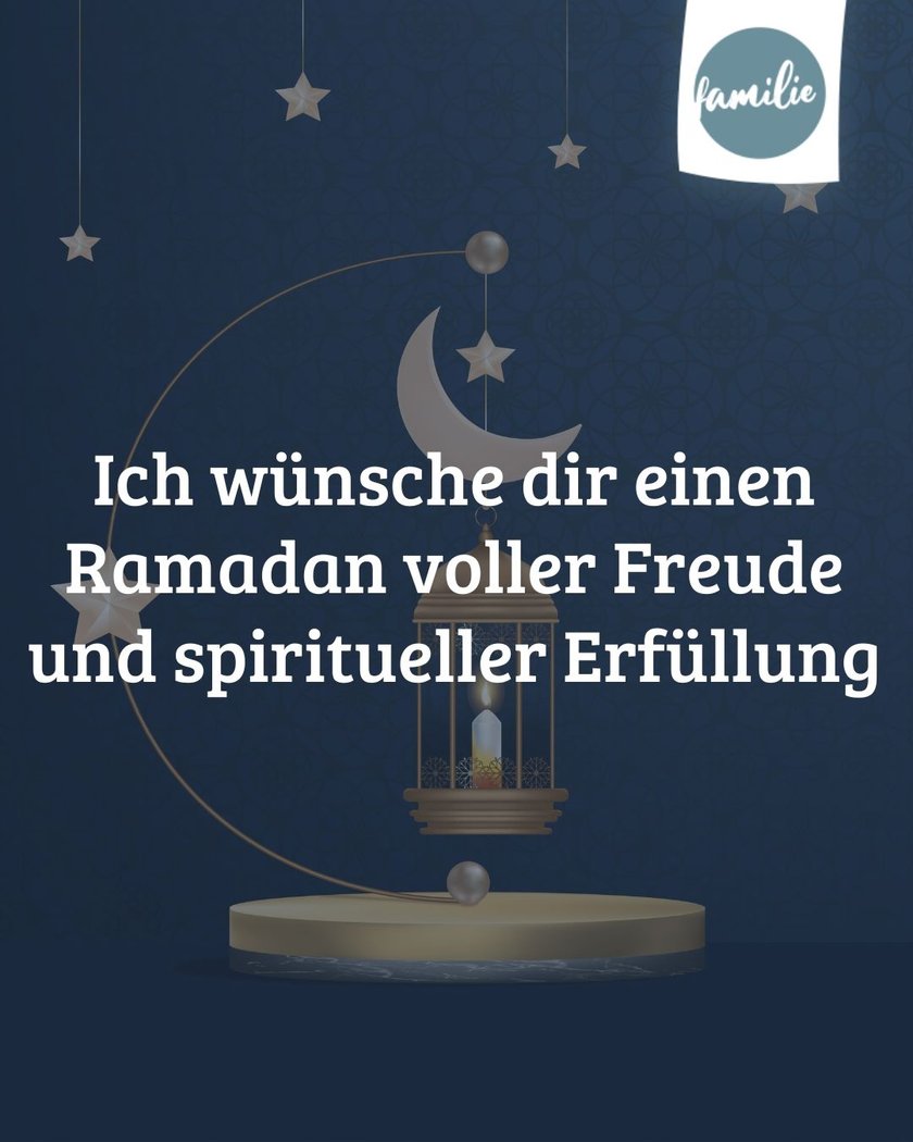 Ramadan Wünsche zum Verschicken an Freunde und Familie