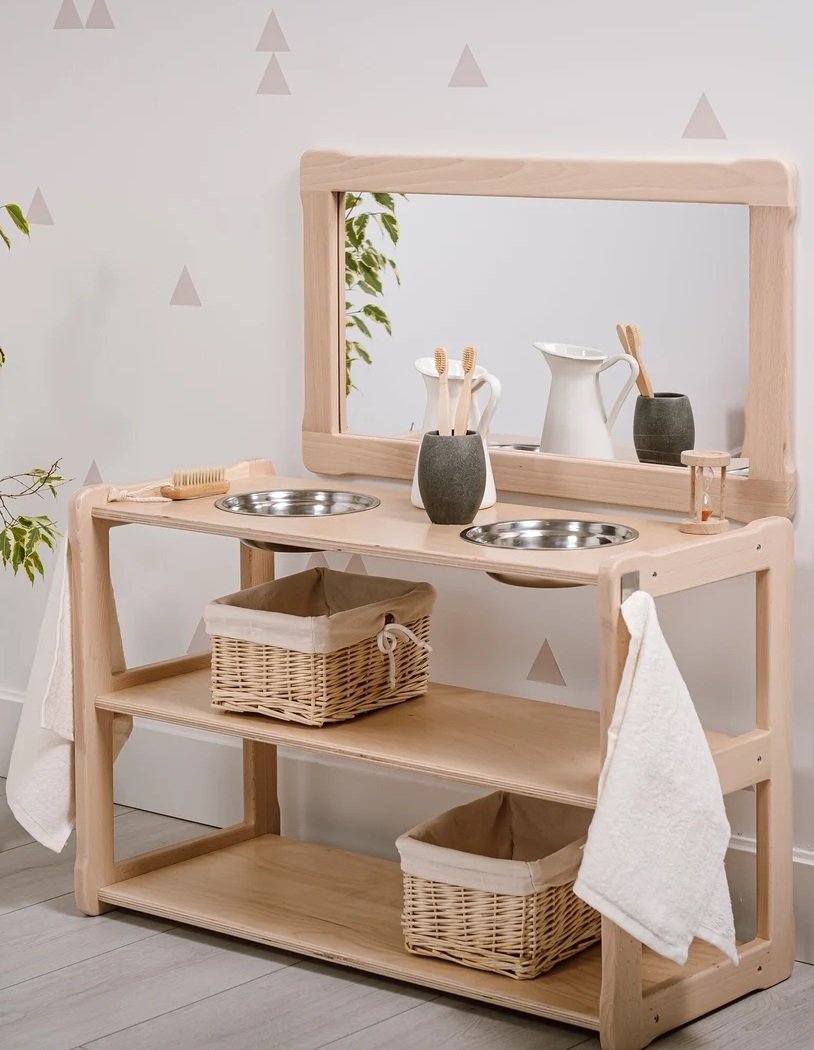 Montessori Möbel: Waschtisch