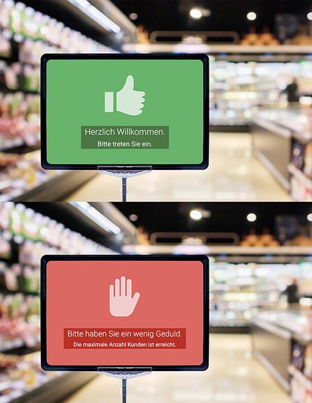 Aldi Einlasskontrolle Aldi Einlasskontrolle