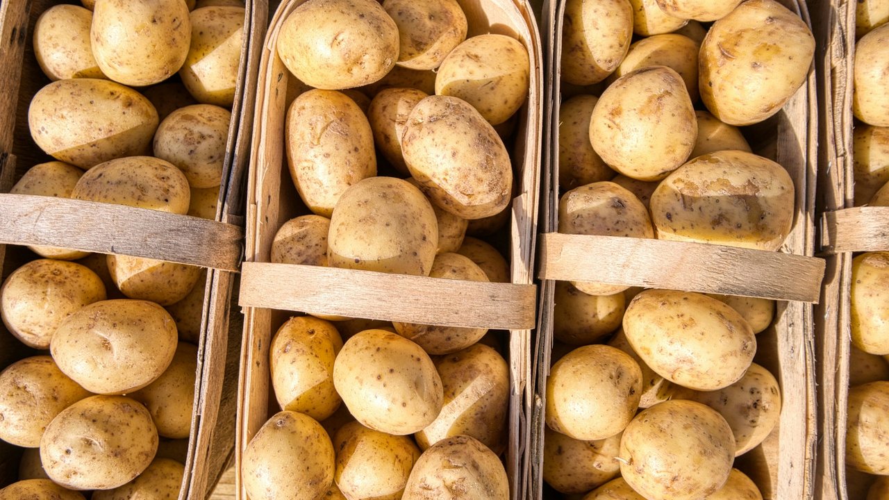 Frische Kartoffeln sind die beste Grundlage für Pellkartoffeln.
