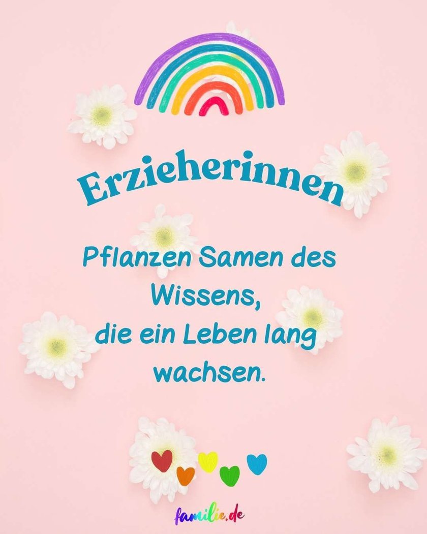 Wünsche für Erzieherinnen