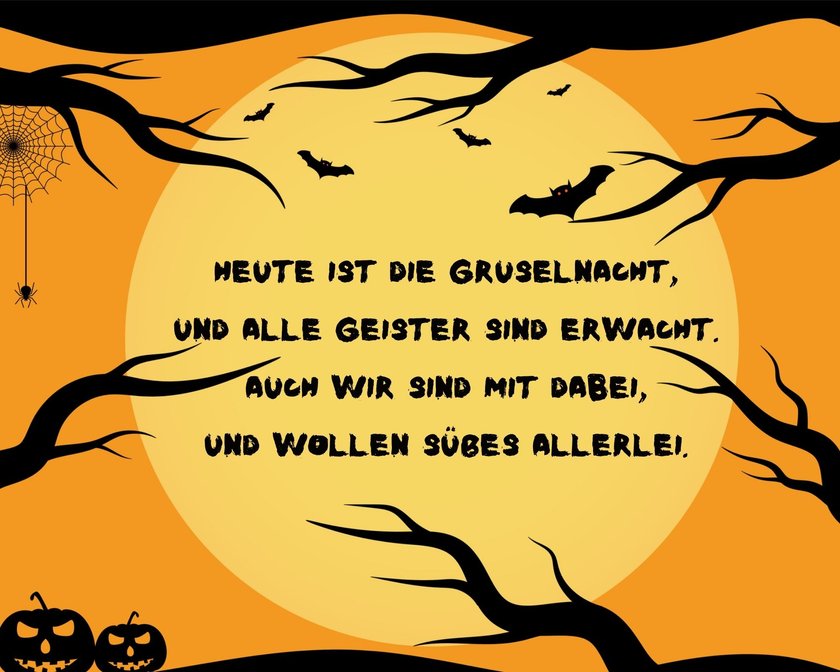 15 spooky HalloweenSprüche und Reime für echte Gruselfans