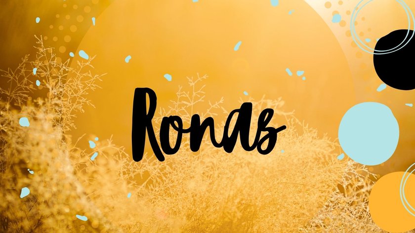 Babynamen mit der Bedeutung „Sonne": Ronas
