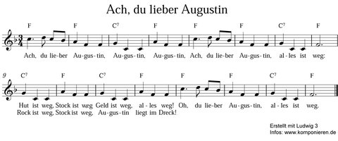 O Du Lieber Augustin Kinderlieder Zum Mitsingen Sing Kinderlieder Youtube