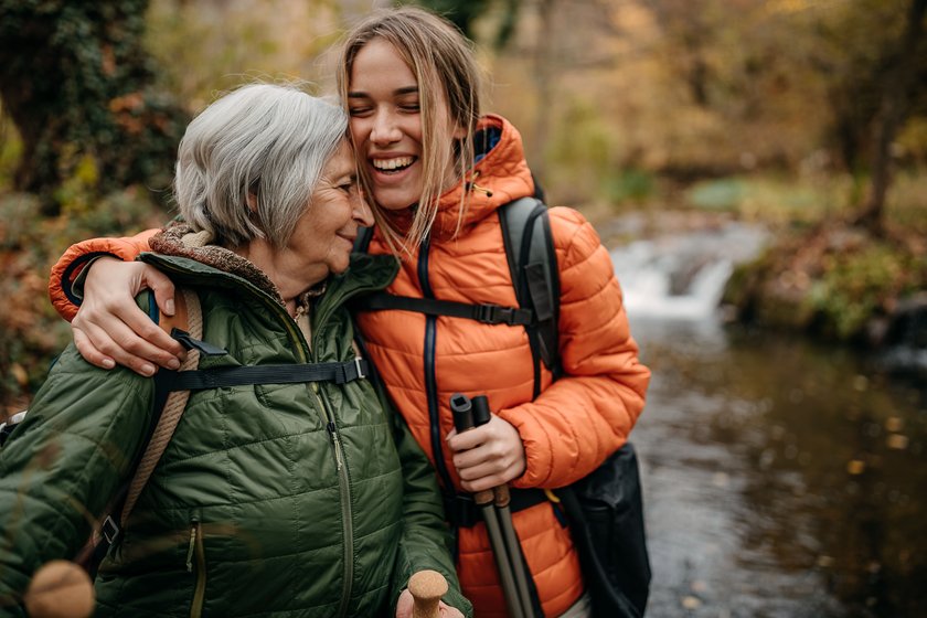 Mit Oma eine Reise machen