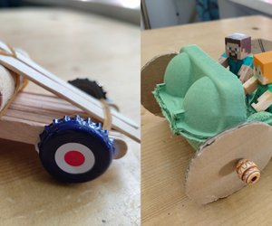 Autos basteln mit Kindern: 5 coole DIY-Ideen