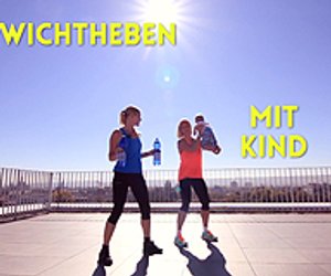 Fit mit Baby - einfache Übung zur Armstärkung