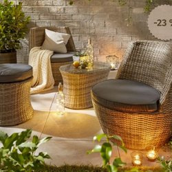 Gemütliches Balkonmöbel-Set von bonprix jetzt mit 63 € Rabatt – perfekt für eure Oase