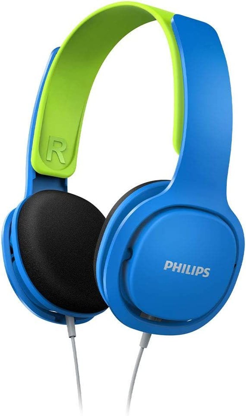 Philips Over Ear Kopfhörer blau grün Kinder