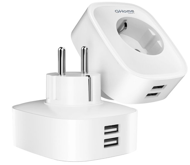 GHome Smart Steckdose 16A mit USB