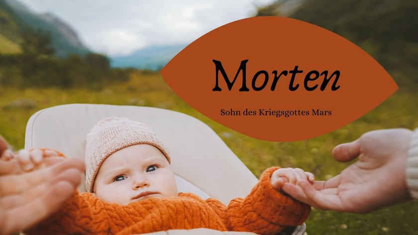 #5 Norwegische Jungennamen: Morten