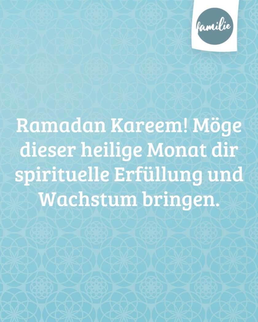 Ramadan Wünsche zum Verschicken an Freunde und Familie