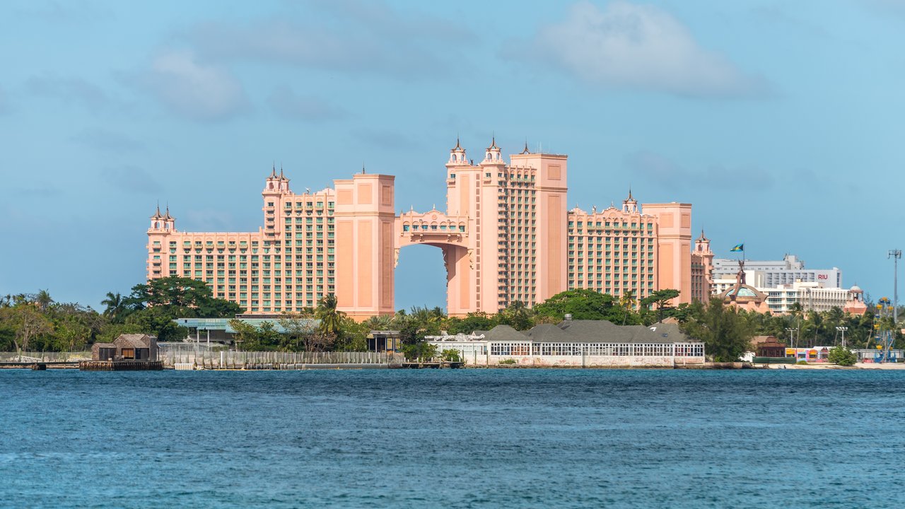 Blick auf ein Luxus-Resort in der Hauptstadt Nassau.