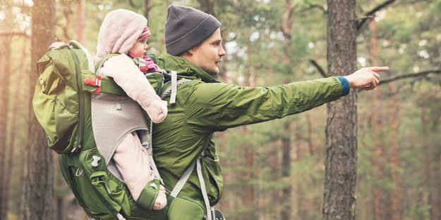 Wandern mit Baby: Wie ihr eine gute Rückentrage erkennt