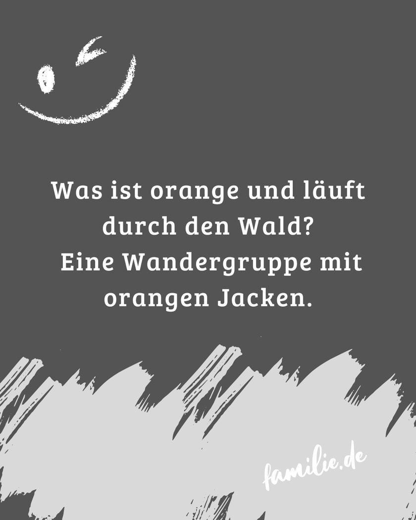 Anti-Witze: Im Wald