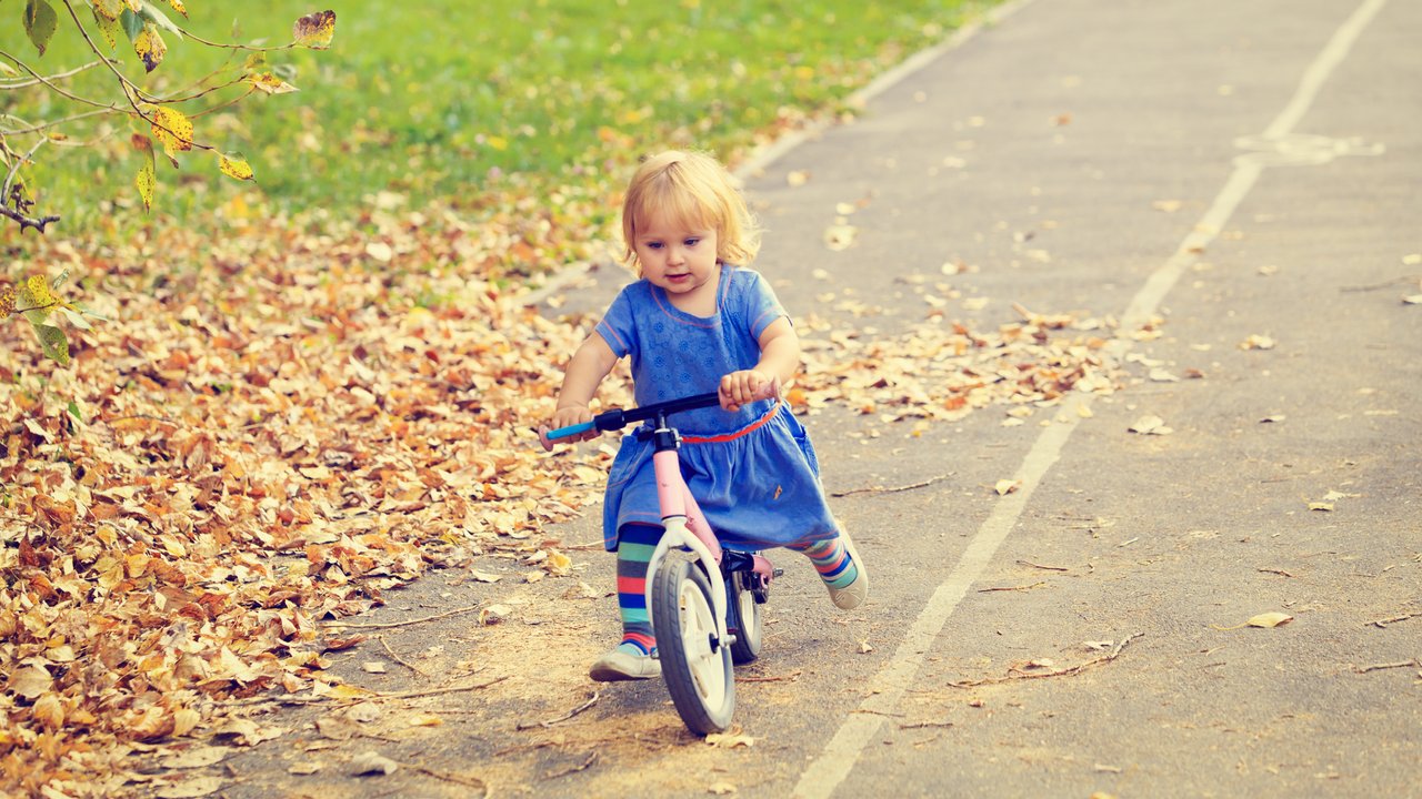Laufrad-Test - Kind und Laufrad