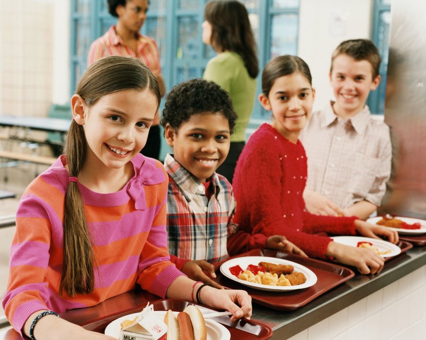 Schulessen war einfach und kostengünstig, aber lecker.