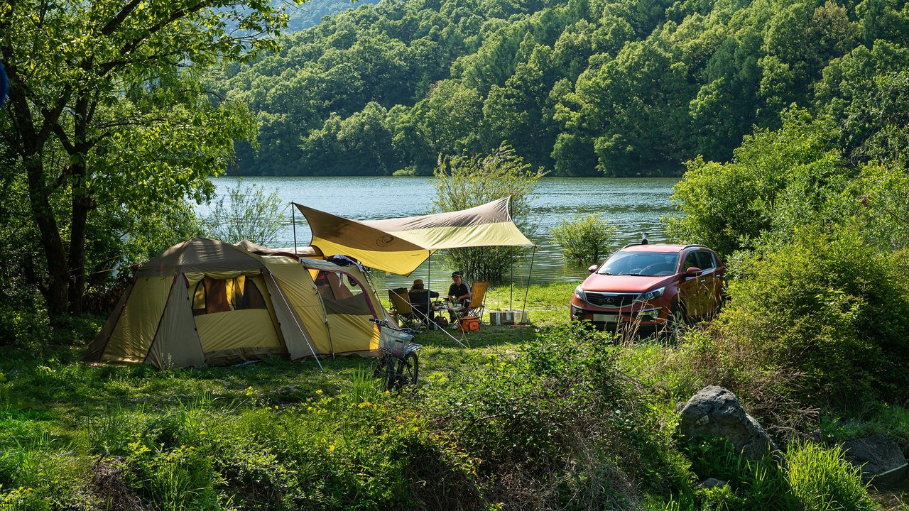 Camping macht erst mit einem bequemen Bett so richtig Spaß.