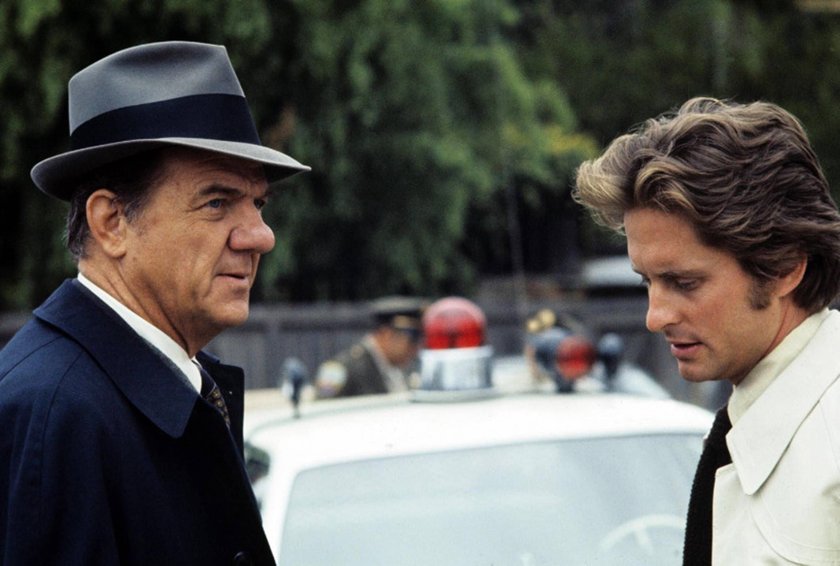 Michael Douglas und Karl Malden - Szene aus der Serie Die Straßen von San Francisco